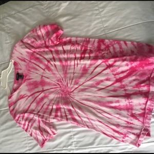 Pink tie dye T-shirt
